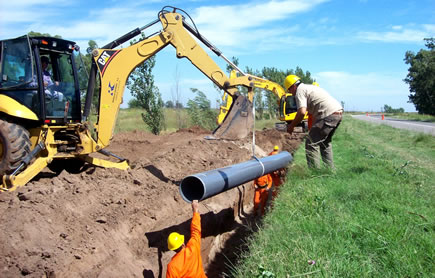 Construcción de la Aducción